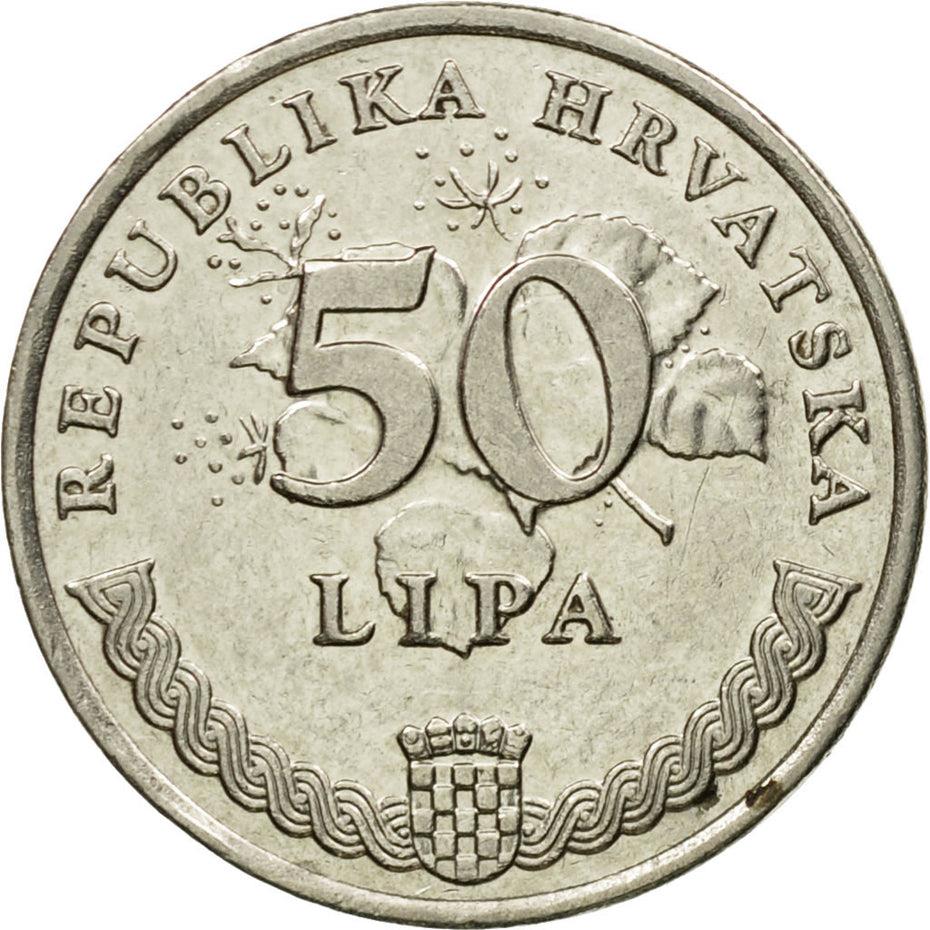 Croatia Coin Croatian 50 Lipa | Velebit Degenia | KM8 | 1993 - 2021