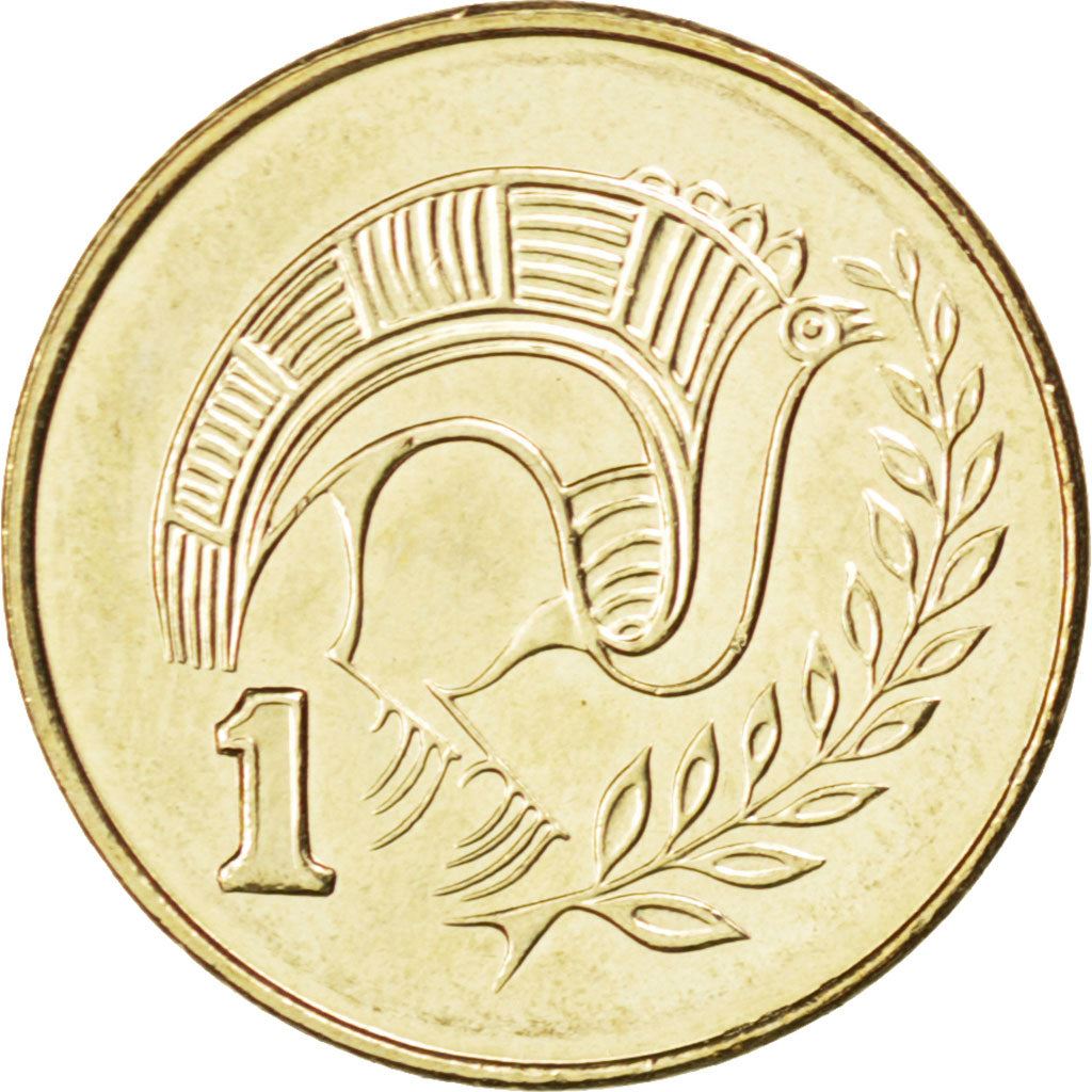 Cyprus 1 Cent Coin | KM53.3 | 1991 - 2004