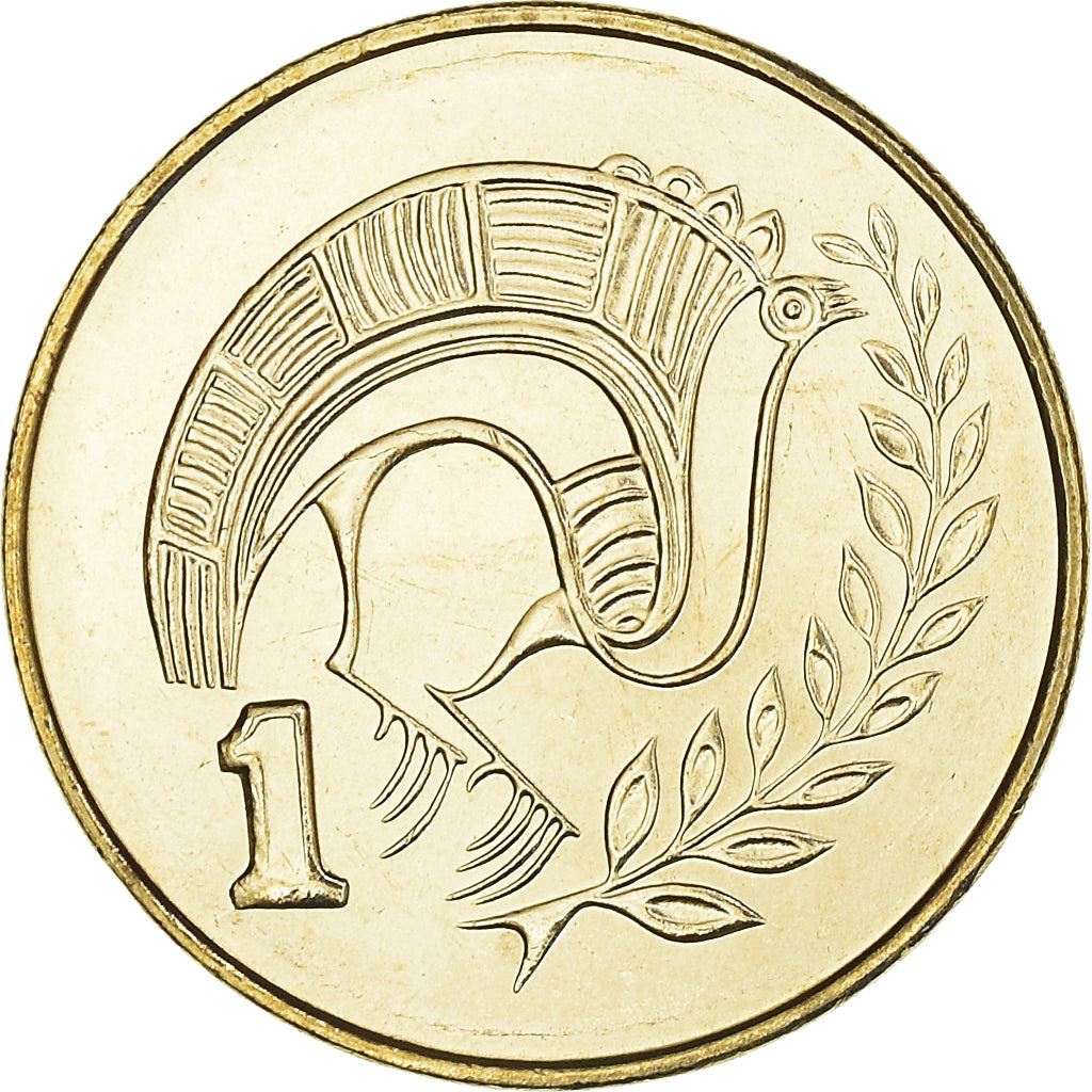 Cyprus 1 Cent Coin | KM53.3 | 1991 - 2004