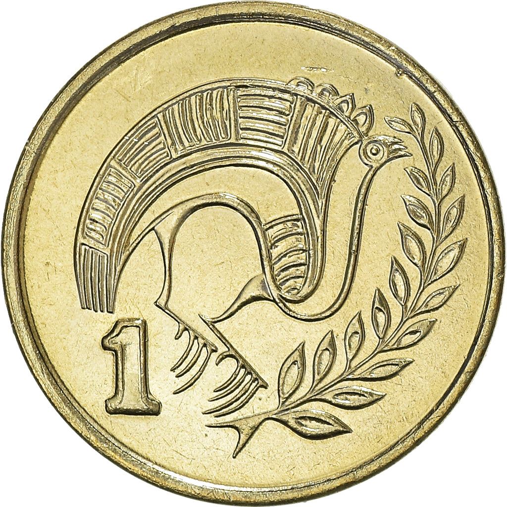 Cyprus 1 Cent Coin | KM53.3 | 1991 - 2004