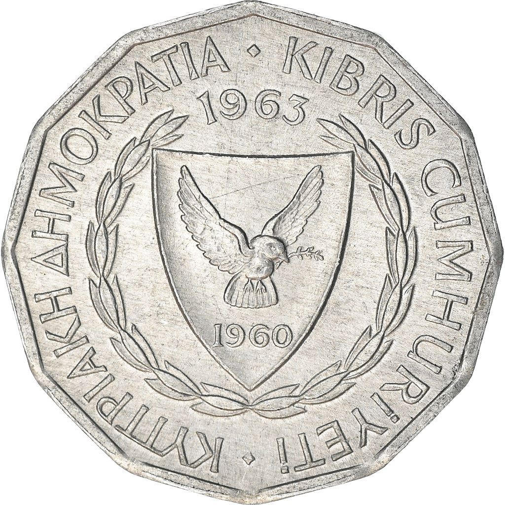 Cyprus 1 Mil | KM38 | 1963 - 1972