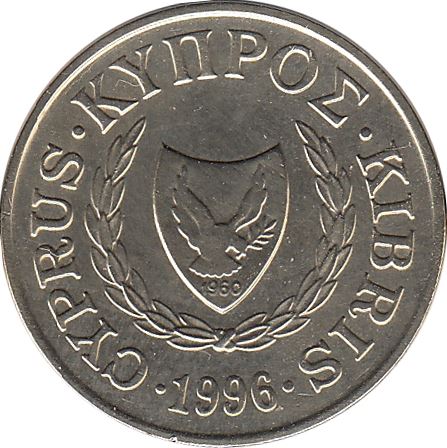 Cyprus 2 Cents Coin | Goat | KM54.3 | 1991 - 2004