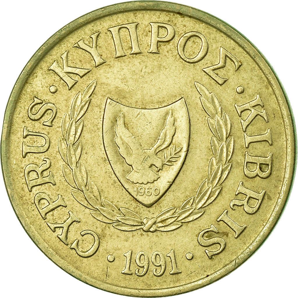 Cyprus 5 Cents Coin | Bull | KM55.3 | 1991 - 2004