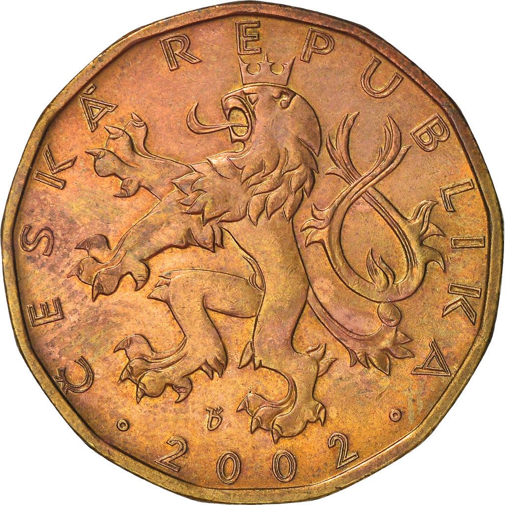 Czech Republic | 20 Korun Coin | Lion | Saint Wenceslas Monument | Wenceslas Square | KM5 | 1993 - 2021