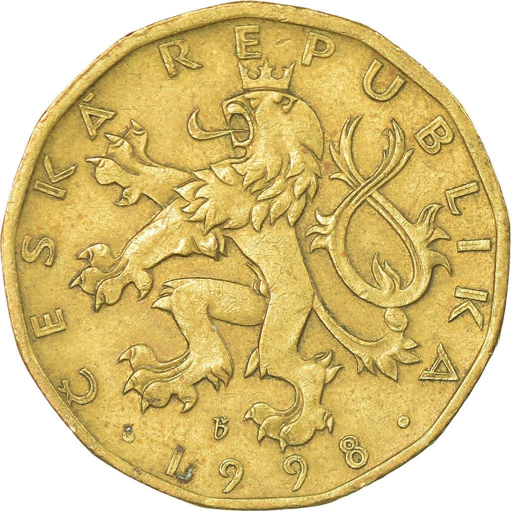 Czech Republic | 20 Korun Coin | Lion | Saint Wenceslas Monument | Wenceslas Square | KM5 | 1993 - 2021