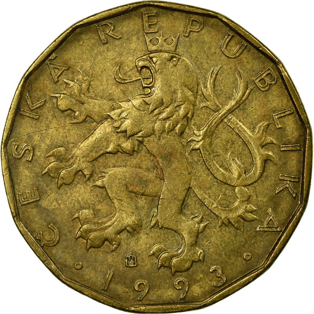 Czech Republic | 20 Korun Coin | Lion | Saint Wenceslas Monument | Wenceslas Square | KM5 | 1993 - 2021