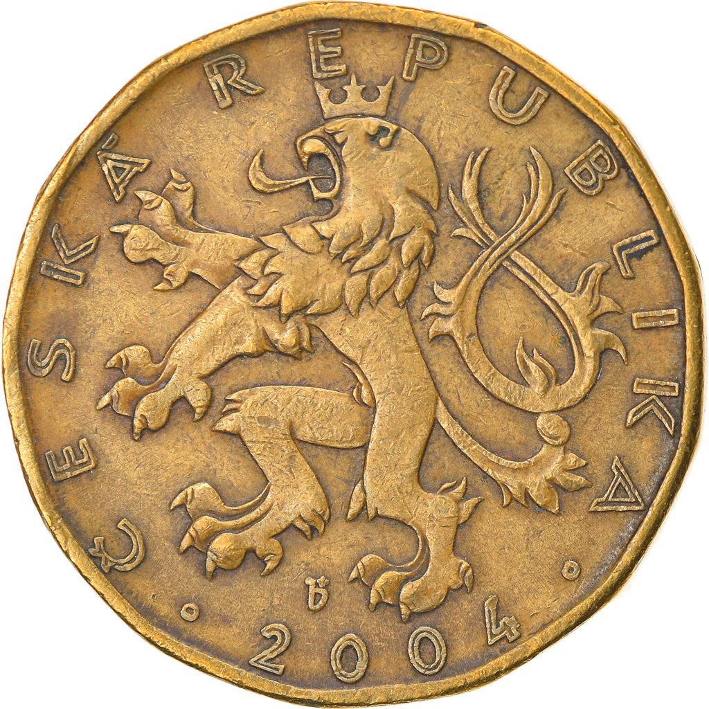 Czech Republic | 20 Korun Coin | Lion | Saint Wenceslas Monument | Wenceslas Square | KM5 | 1993 - 2021