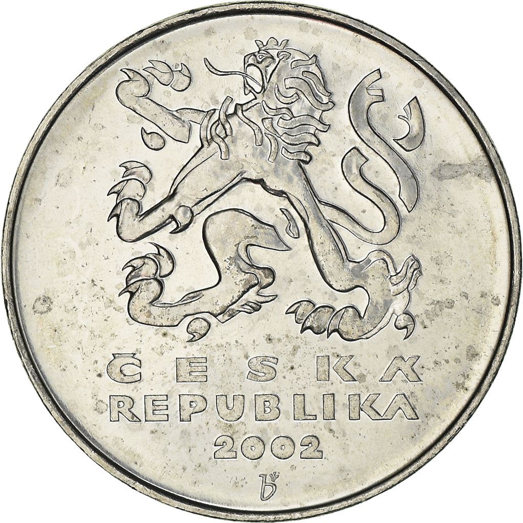 Czech Republic | 5 Korun Coin | Lion | Charles Bridges | Vltava River | KM8 | 1993 - 2021