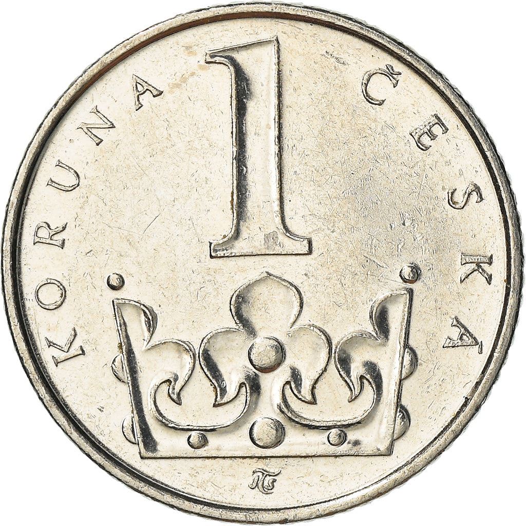 Czech Republic Coin Czech 1 Koruna | Lion | Saint Wenceslas crown | KM7 | 1993 - 2021