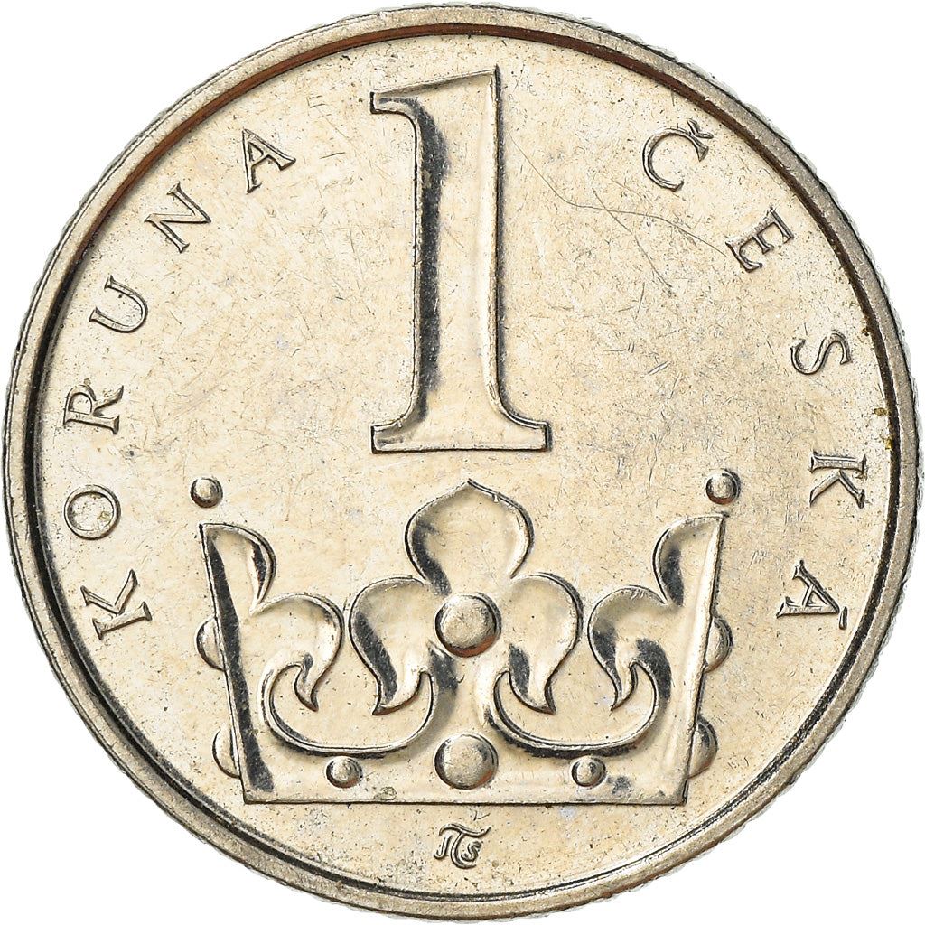 Czech Republic Coin Czech 1 Koruna | Lion | Saint Wenceslas crown | KM7 | 1993 - 2021