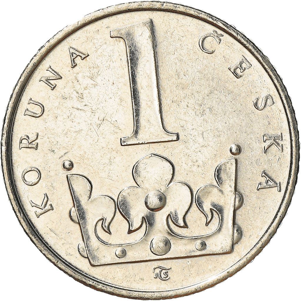 Czech Republic Coin Czech 1 Koruna | Lion | Saint Wenceslas crown | KM7 | 1993 - 2021