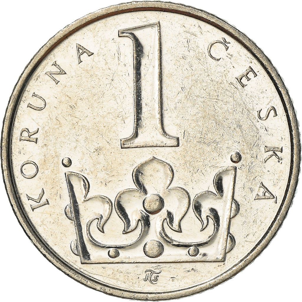 Czech Republic Coin Czech 1 Koruna | Lion | Saint Wenceslas crown | KM7 | 1993 - 2021