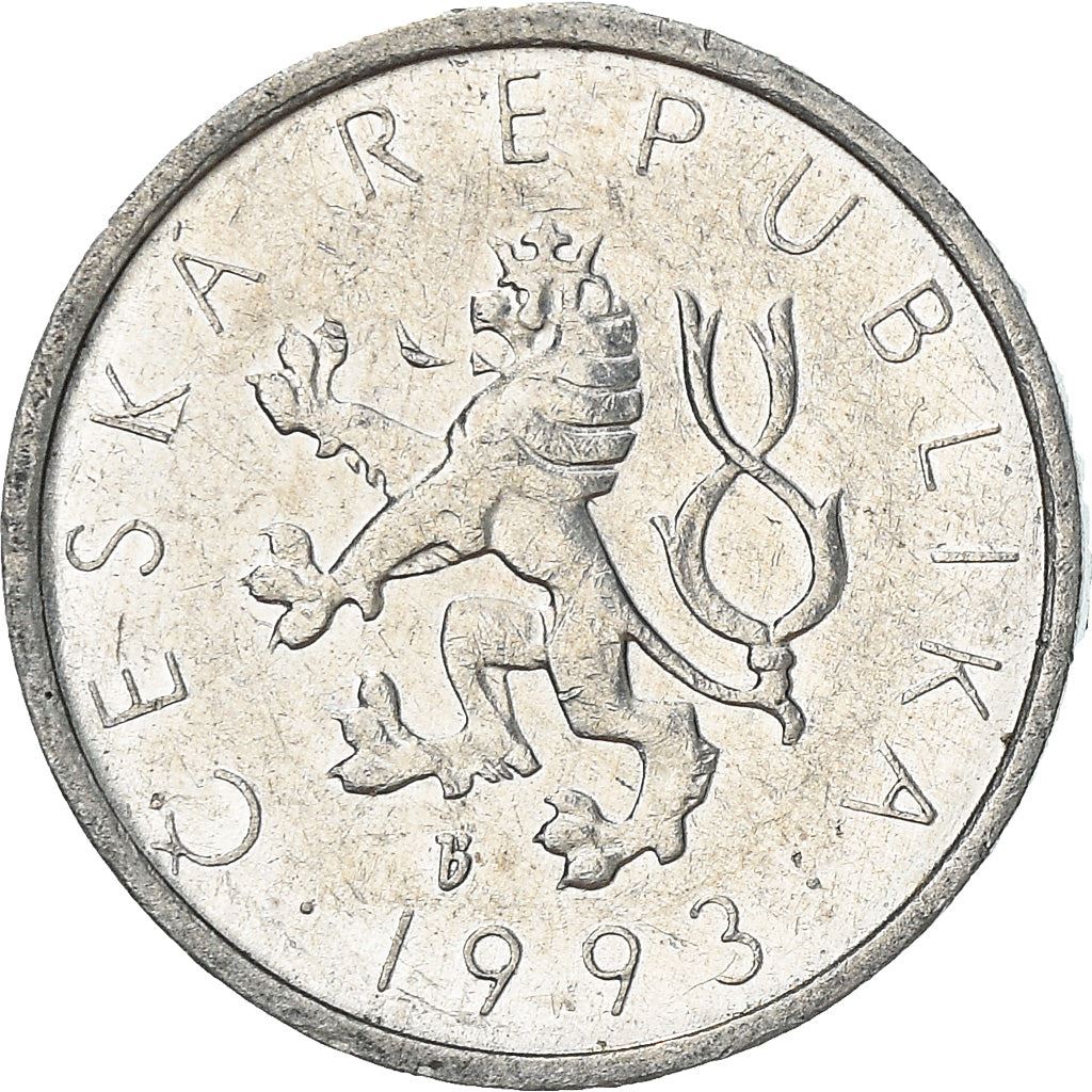 Czech Republic Coin Czech 10 Haleru | Lion | River | KM6 | 1993 - 2003