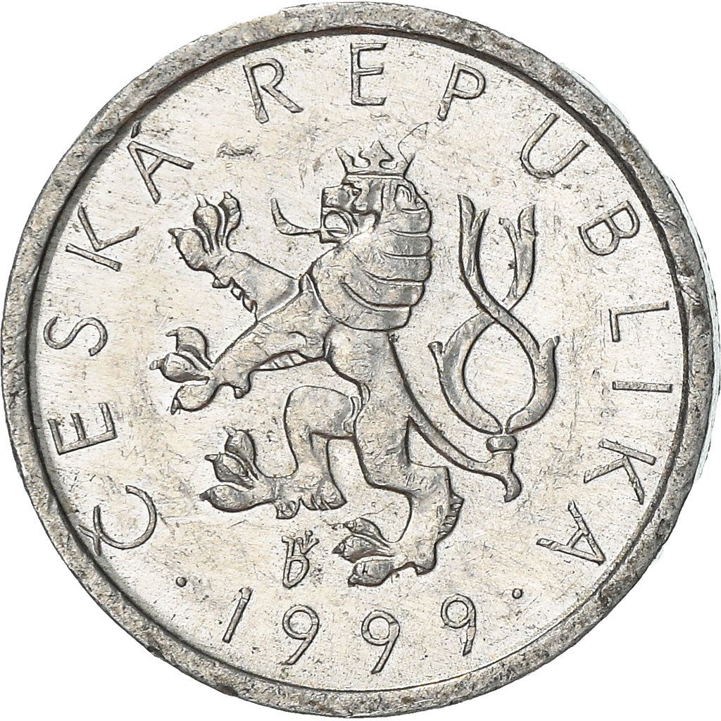 Czech Republic Coin Czech 10 Haleru | Lion | River | KM6 | 1993 - 2003