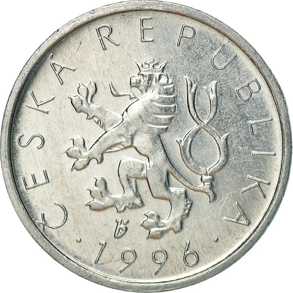 Czech Republic Coin Czech 10 Haleru | Lion | River | KM6 | 1993 - 2003