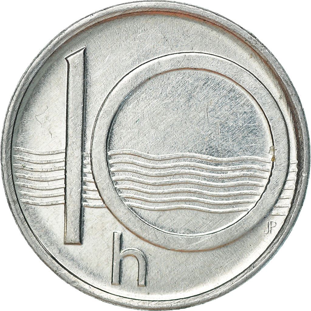 Czech Republic Coin Czech 10 Haleru | Lion | River | KM6 | 1993 - 2003