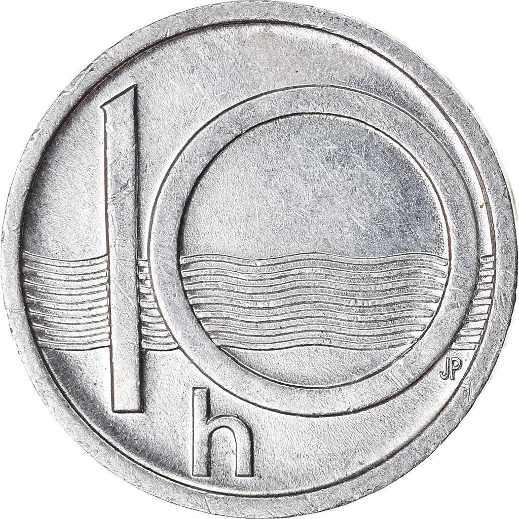 Czech Republic Coin Czech 10 Haleru | Lion | River | KM6 | 1993 - 2003