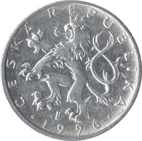 Czech Republic Coin Czech 50 Haleru | Lion | KM3 | 1993 - 2008