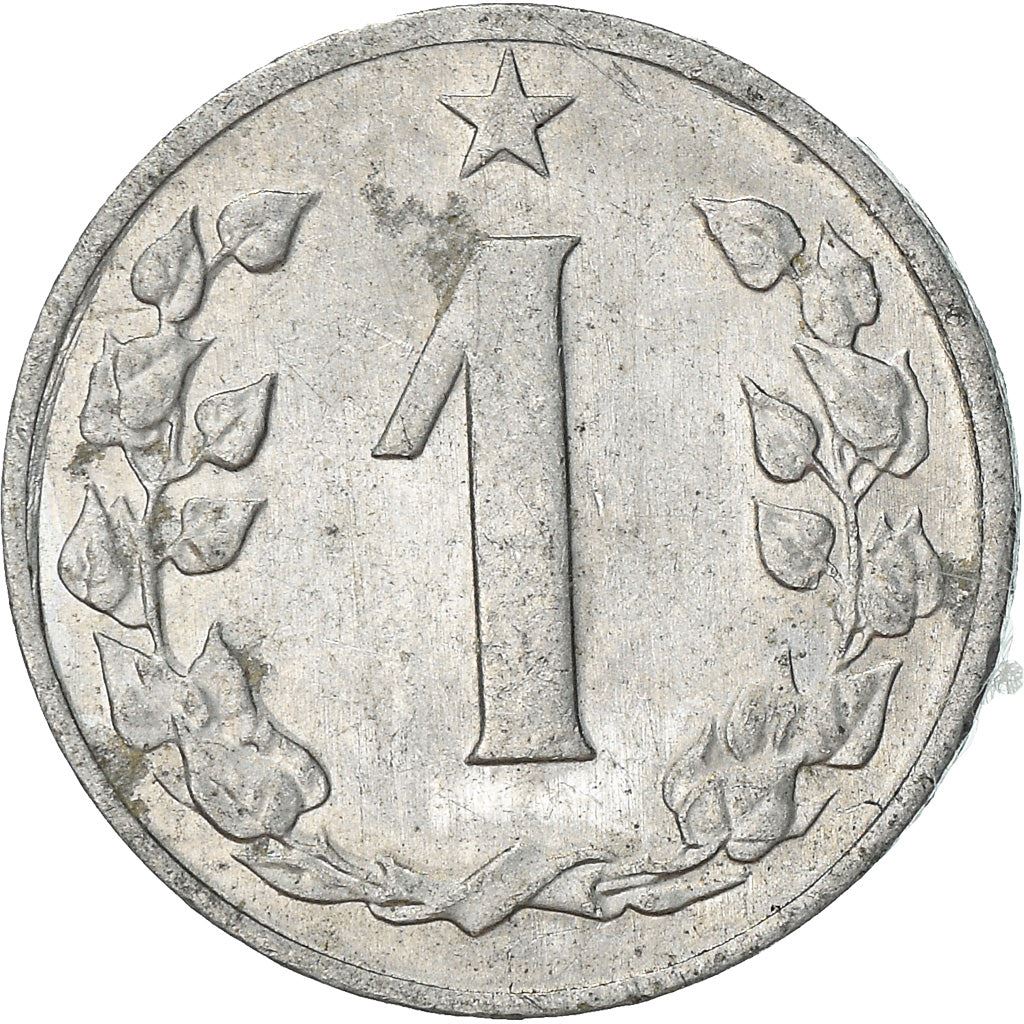 Czechoslovakia 1 Hale? | Linden Wreath | Star | KM51 | 1962 - 1986