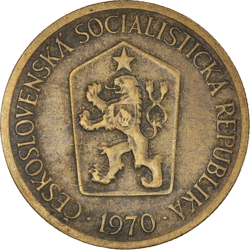 Czechoslovakia 1 Koruna Coin | Linden Sprig | KM50 | 1961 - 1990