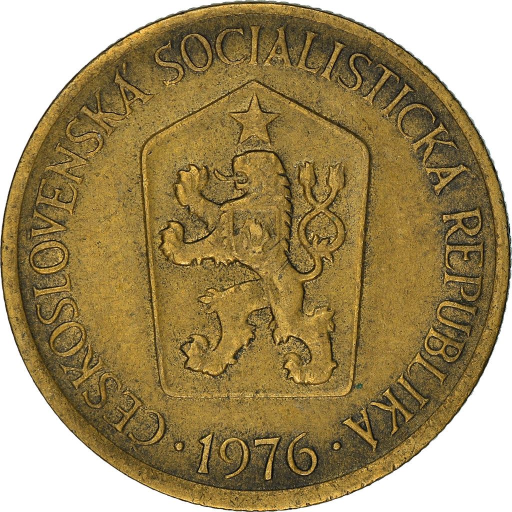 Czechoslovakia 1 Koruna Coin | Linden Sprig | KM50 | 1961 - 1990