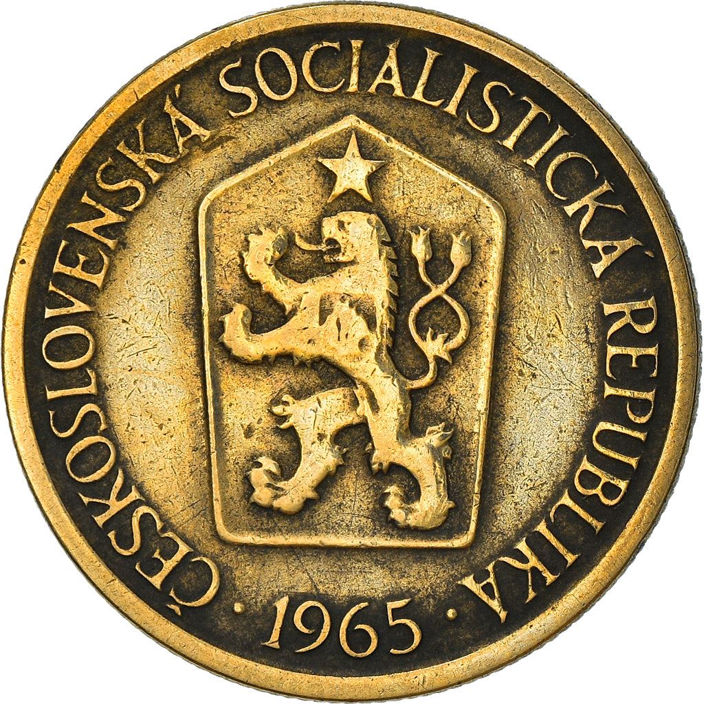 Czechoslovakia 1 Koruna Coin | Linden Sprig | KM50 | 1961 - 1990