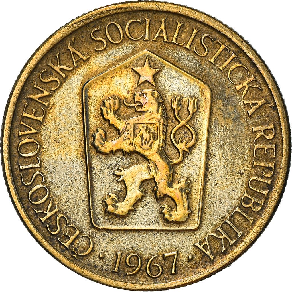 Czechoslovakia 1 Koruna Coin | Linden Sprig | KM50 | 1961 - 1990