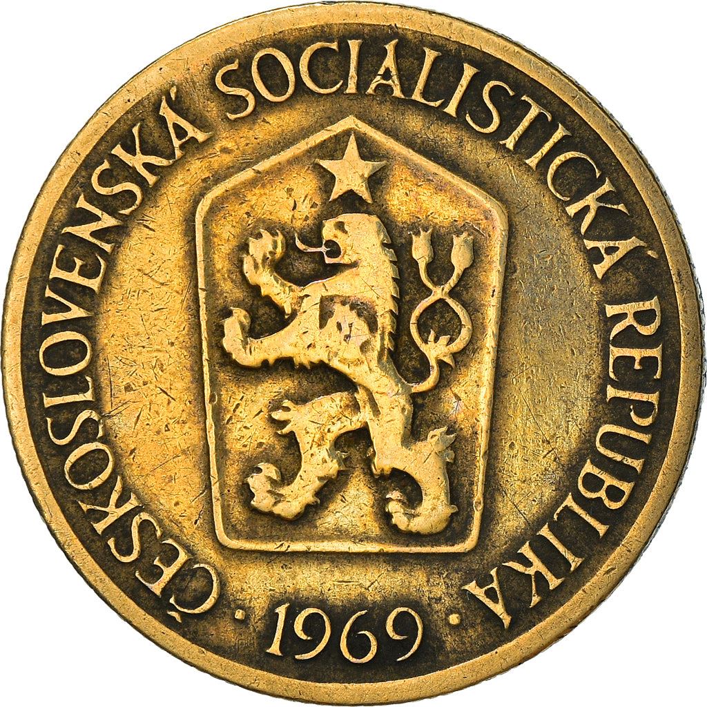 Czechoslovakia 1 Koruna Coin | Linden Sprig | KM50 | 1961 - 1990