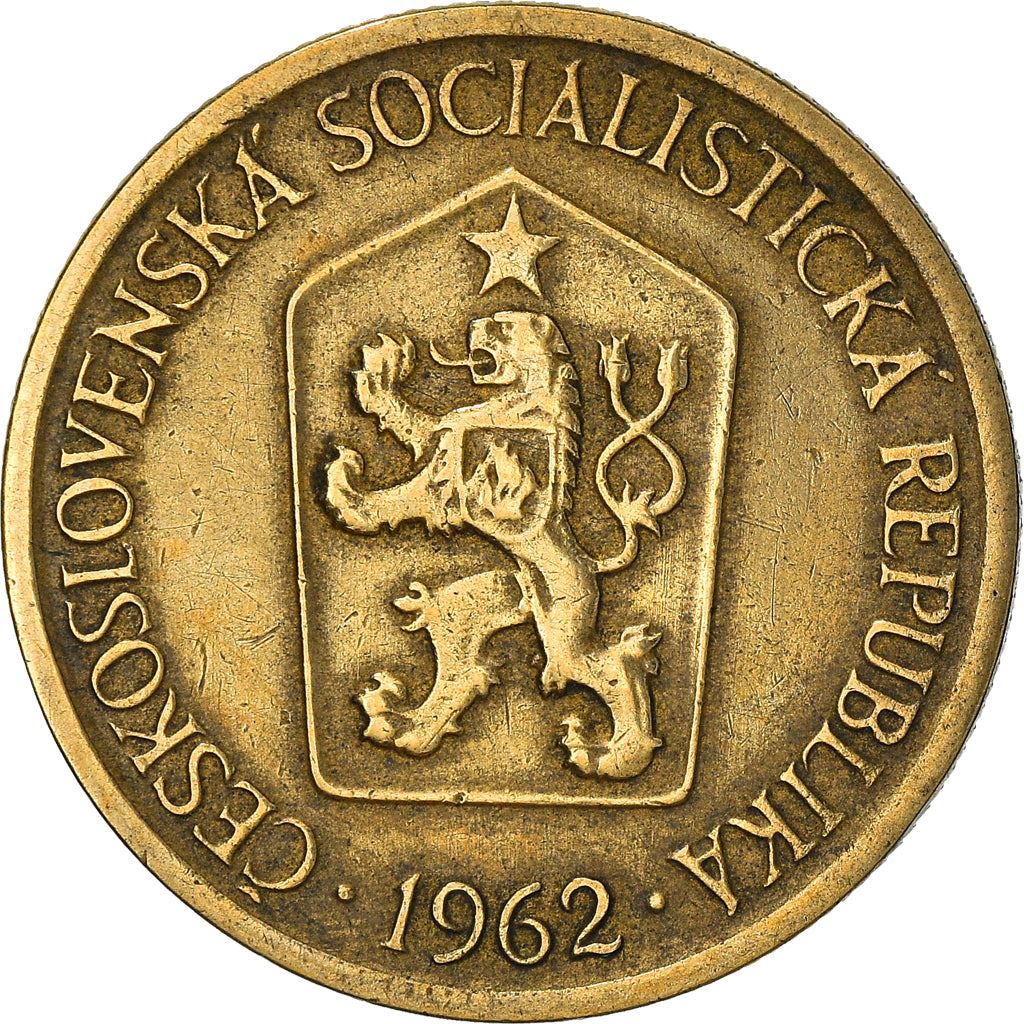 Czechoslovakia 1 Koruna Coin | Linden Sprig | KM50 | 1961 - 1990