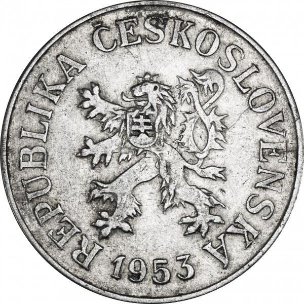 Czechoslovakia | 10 Haleru Coin | Czech lion | Km:38 | 1953 - 1958