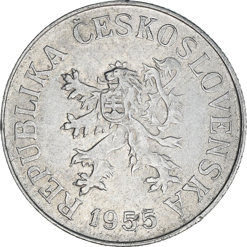 Czechoslovakia | 10 Haleru Coin | Czech lion | Km:38 | 1953 - 1958