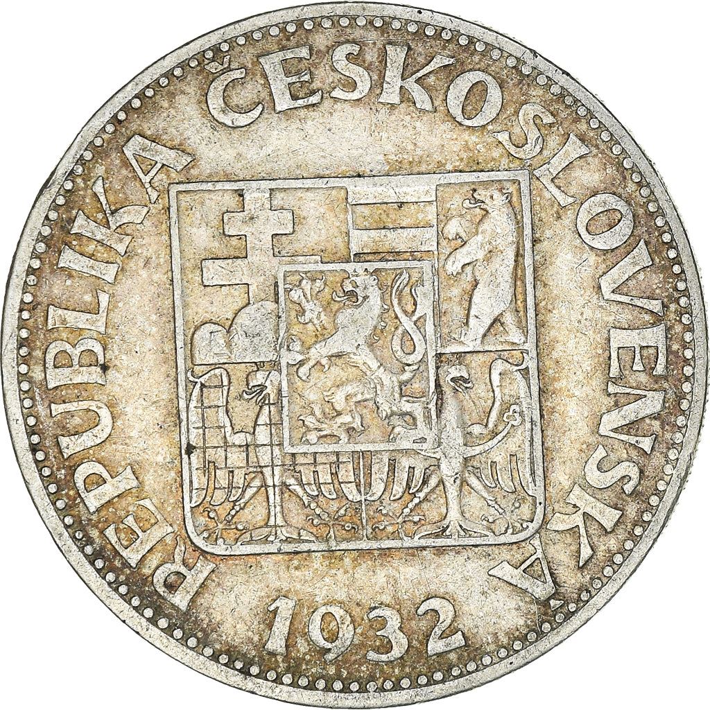 Czechoslovakia | 10 Korun Coin | Lime Tree | KM15 | 1930 - 1933