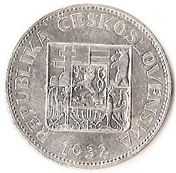 Czechoslovakia | 10 Korun Coin | Lime Tree | KM15 | 1930 - 1933