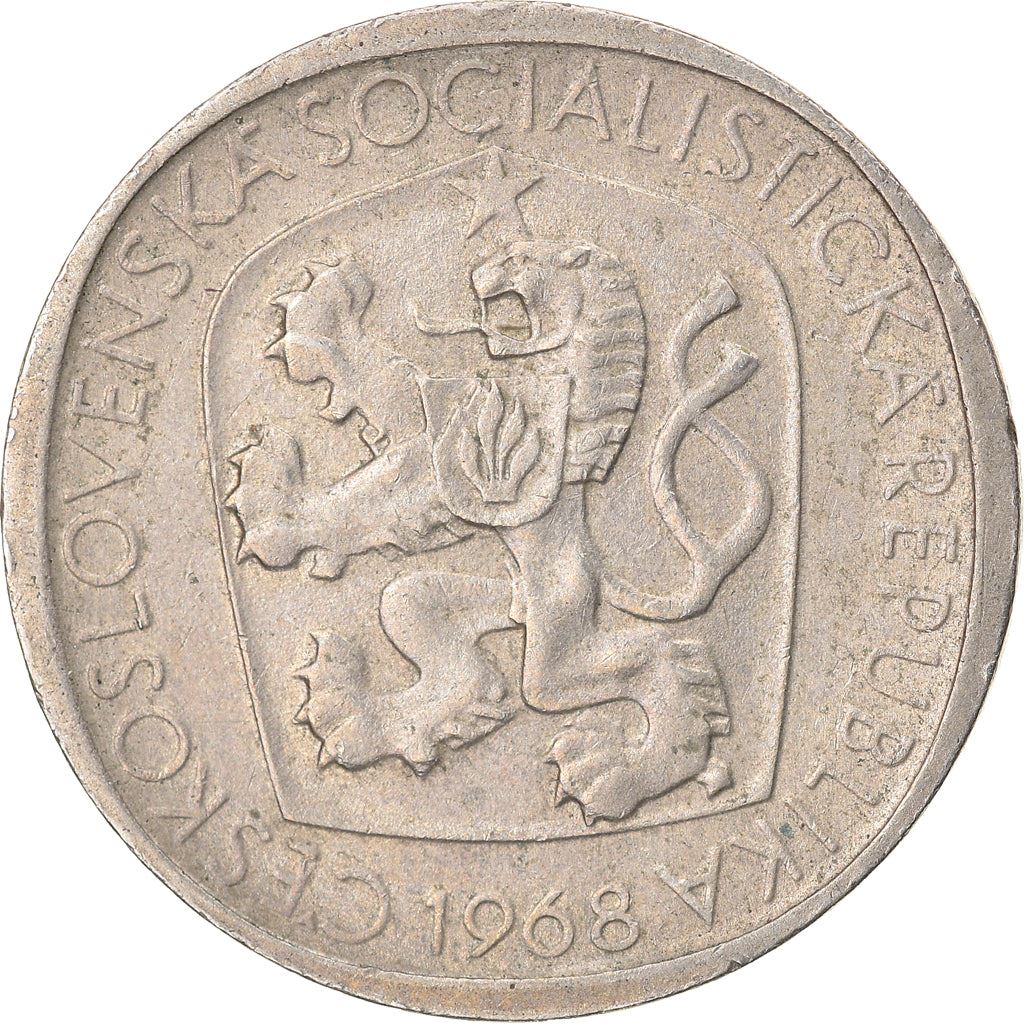 Czechoslovakia | 3 Koruny Coin | Linden Leaves | KM57 | 1965 - 1969