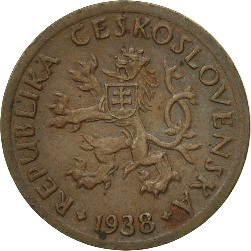 Czechoslovakia | 5 Haleru Coin | Charles Bridge | Prague | KM6 | 1923 - 1938