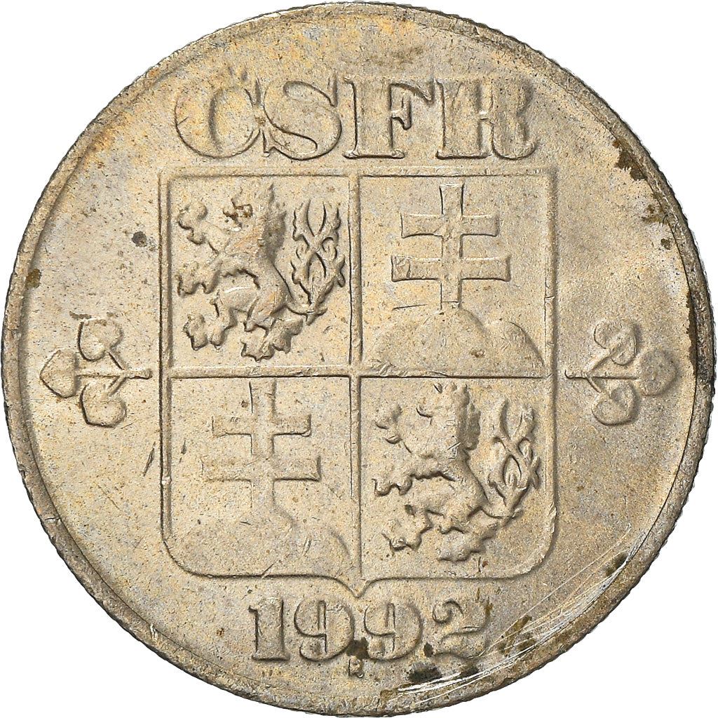 Czechoslovakia 50 Haleru / Hellers Coin | KM144 | 1991 - 1992