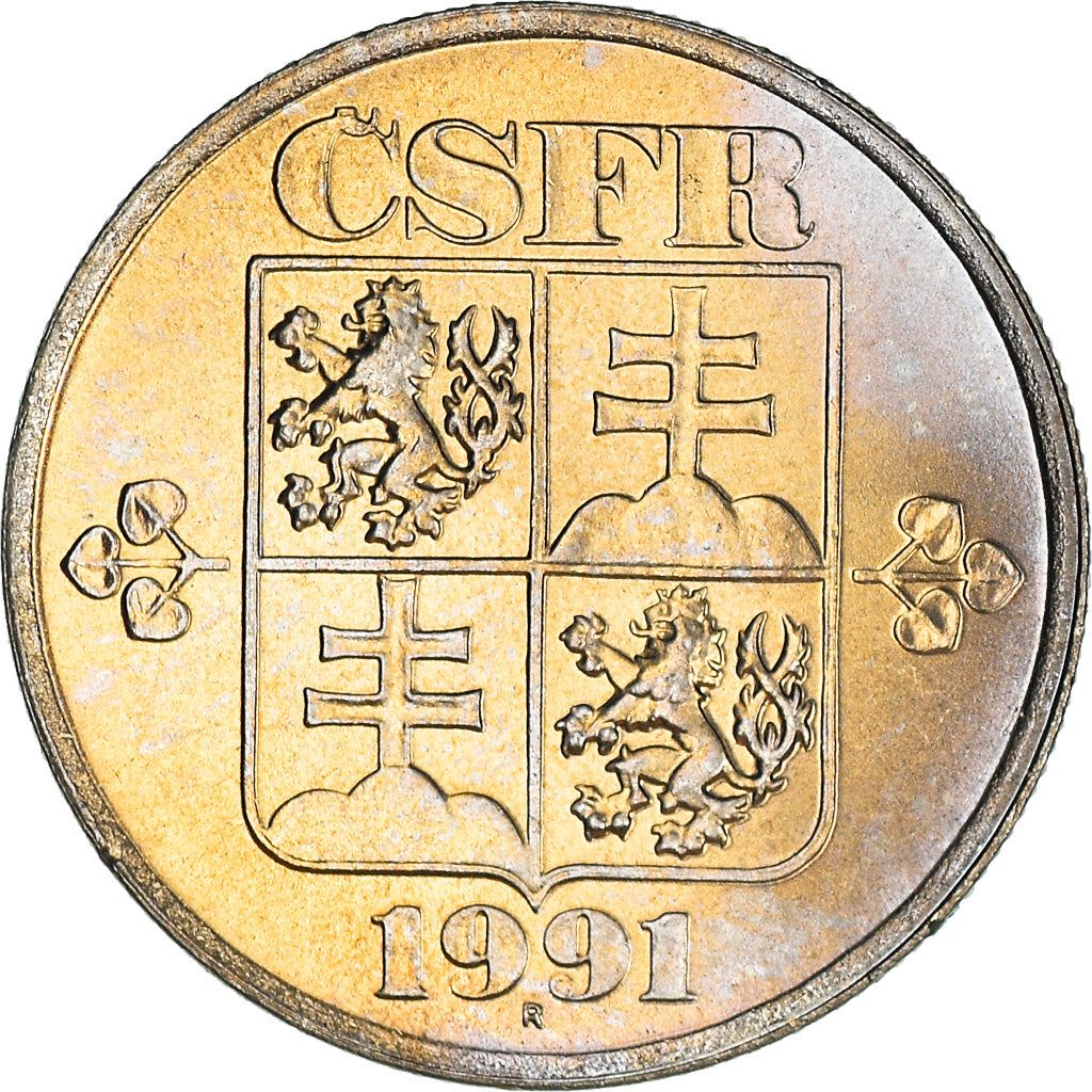 Czechoslovakia 50 Haleru / Hellers Coin | KM144 | 1991 - 1992