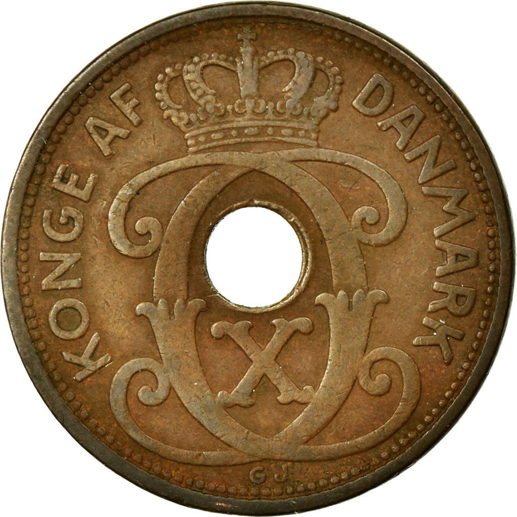 Danish Coin 2 Øre | Christian X | KM827 | Denmark | 1926 - 1940