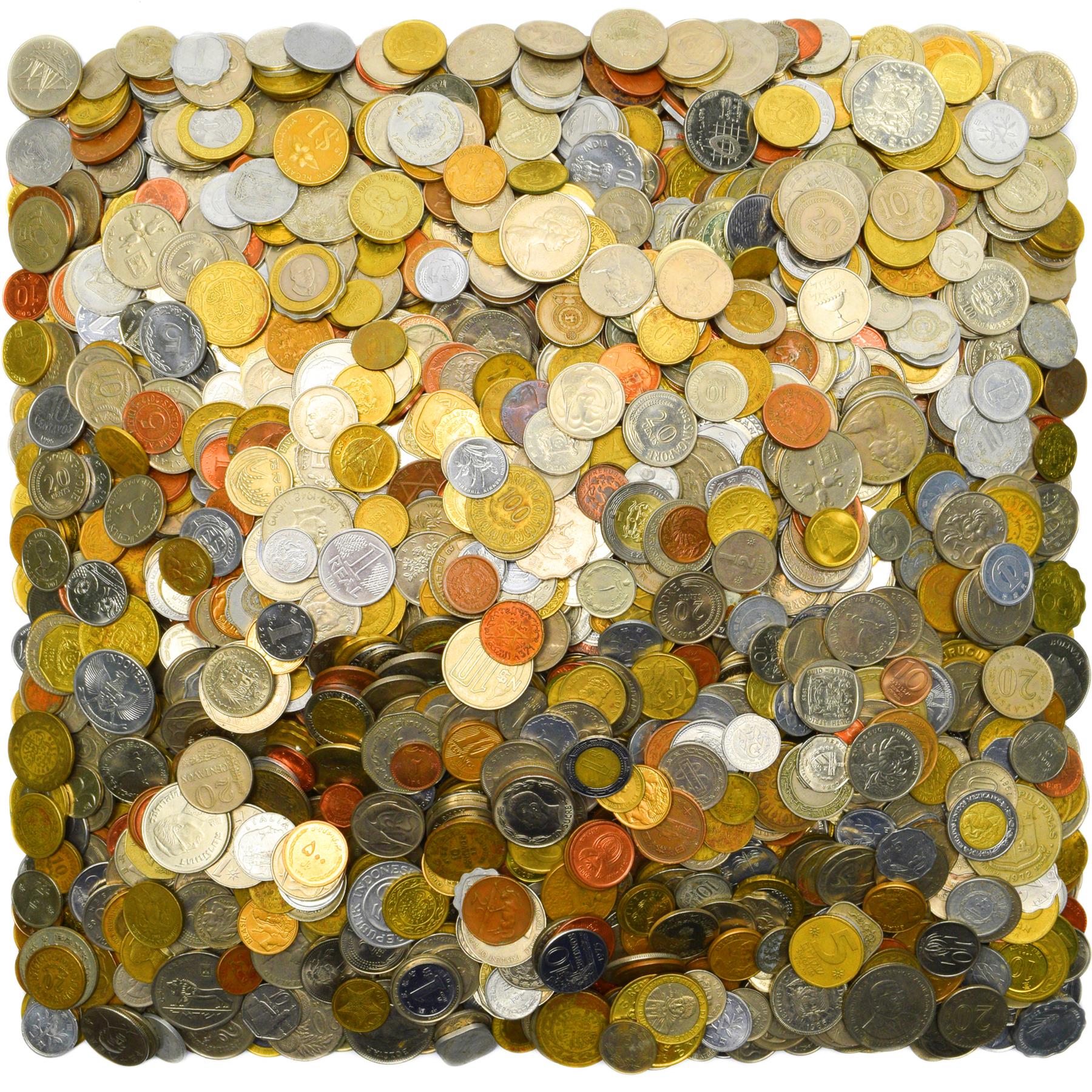 Different World Coins | Many Countries | No Duplicates | Great Gift Idea for Collectors or Children