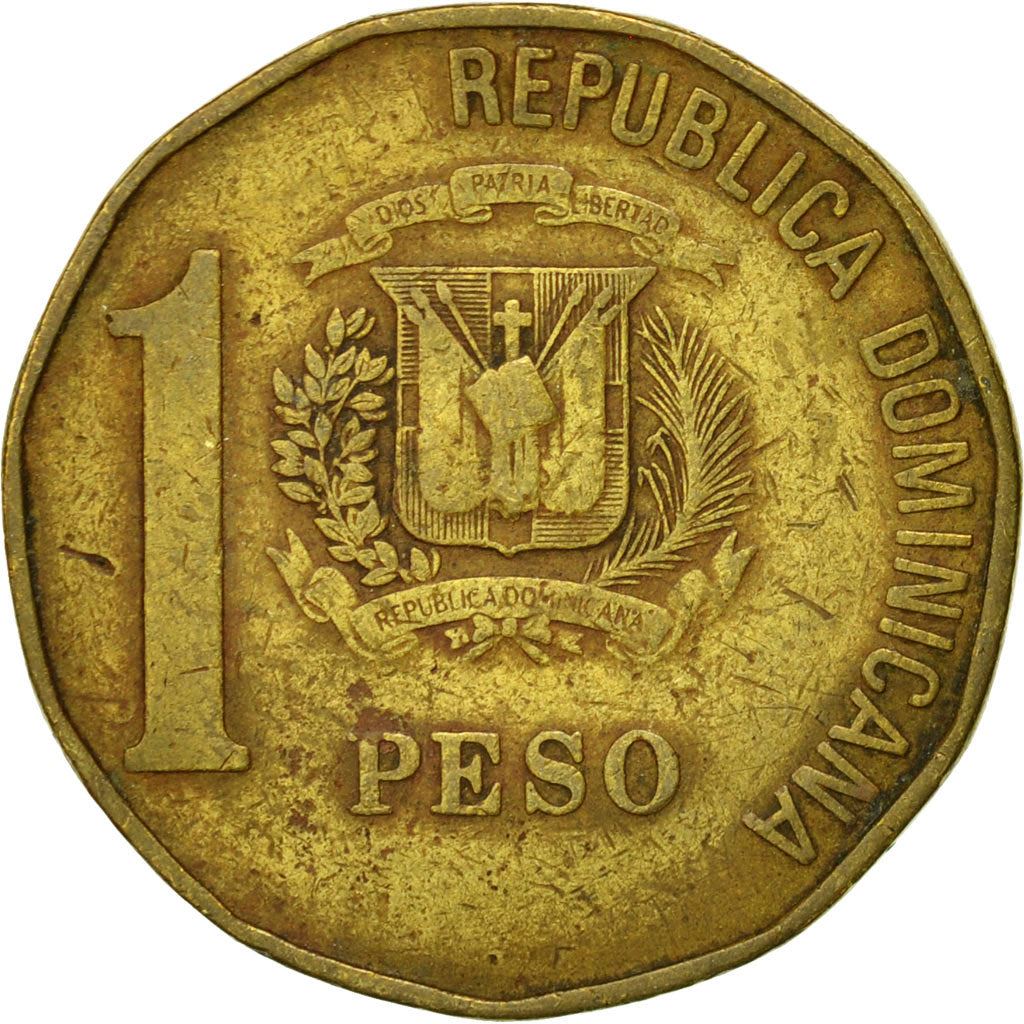 Dominican Republic | 1 Peso Coin | Juan Pablo Duarte y Diez | KM80 | 1991 - 2008