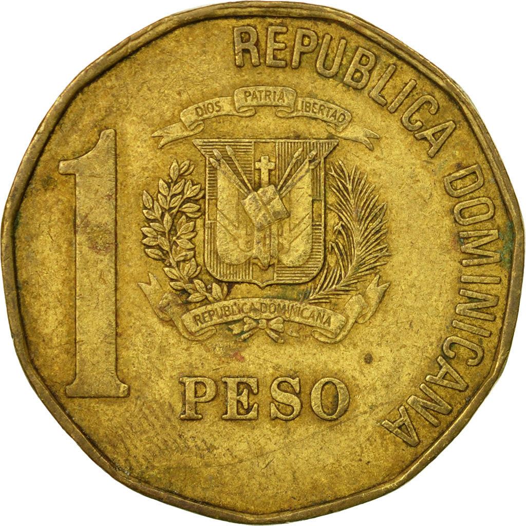 Dominican Republic | 1 Peso Coin | Juan Pablo Duarte y Diez | KM80 | 1991 - 2008