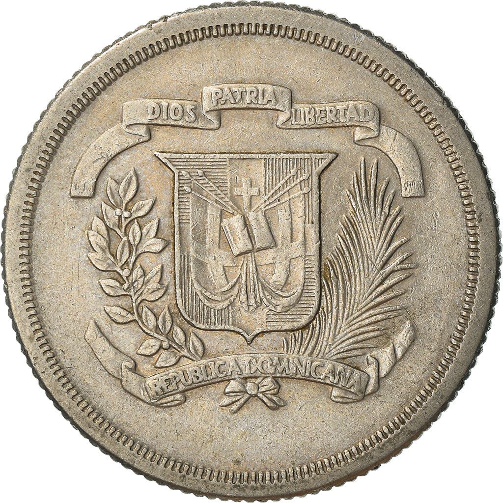 Dominican Republic 25 Centavos Coin | Juan Pablo Duarte | KM51 | 1978 - 1981