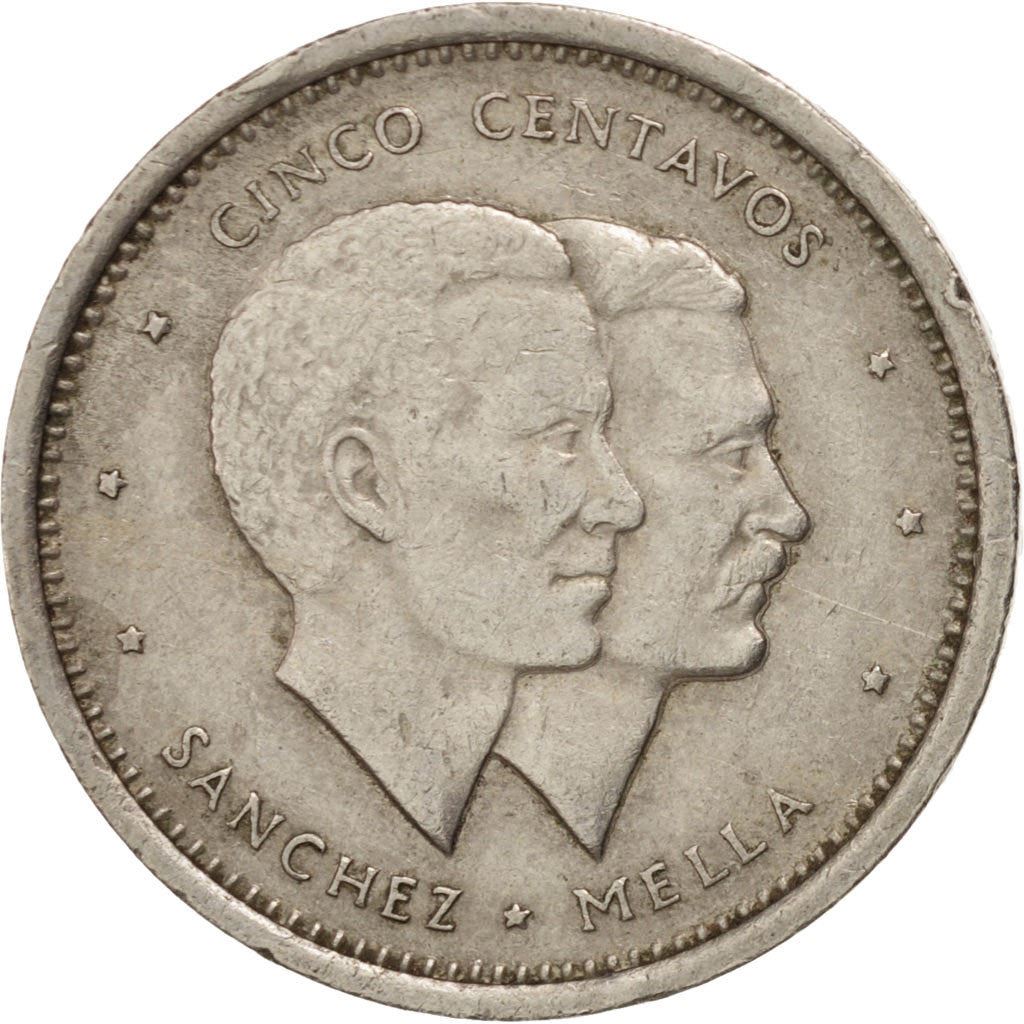 Dominican Republic 5 Centavos Coin | Francisco del Rosario Sanchez | Matias Ramon Mella | KM59 | 1983 - 1987