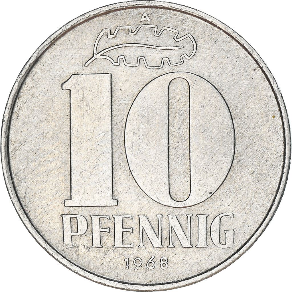 East German 10 Pfennig | Deutsche Demokratische Republik | KM10 1963 - 1990