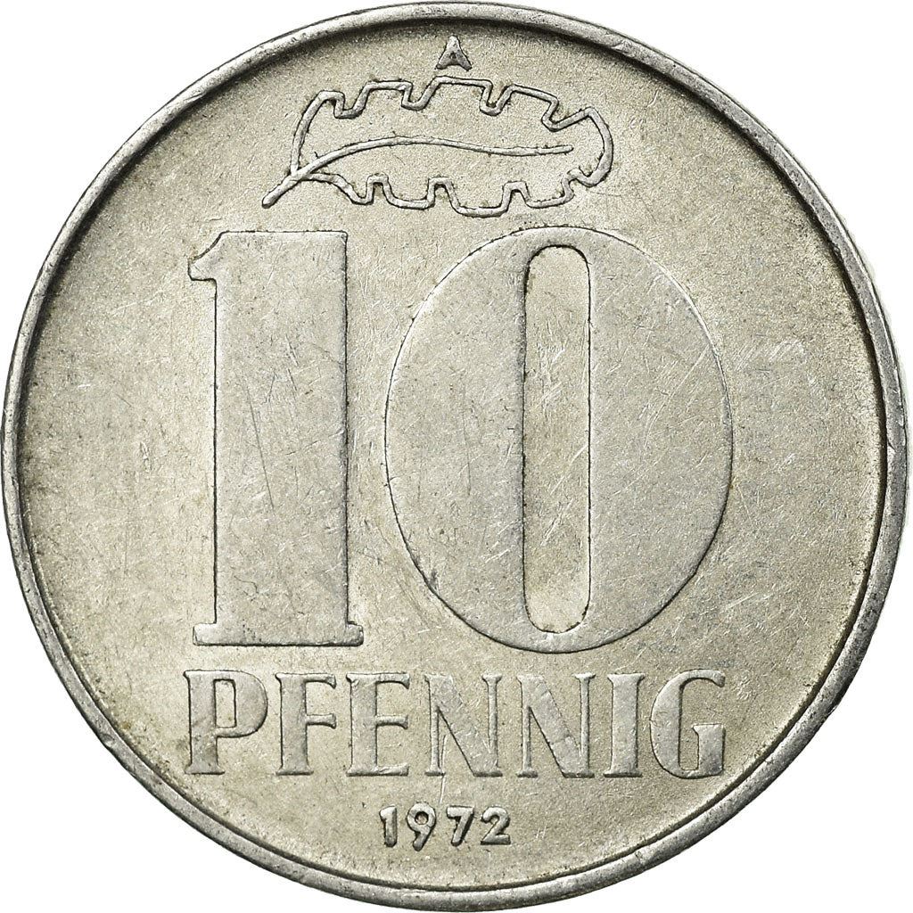 East German 10 Pfennig | Deutsche Demokratische Republik | KM10 1963 - 1990