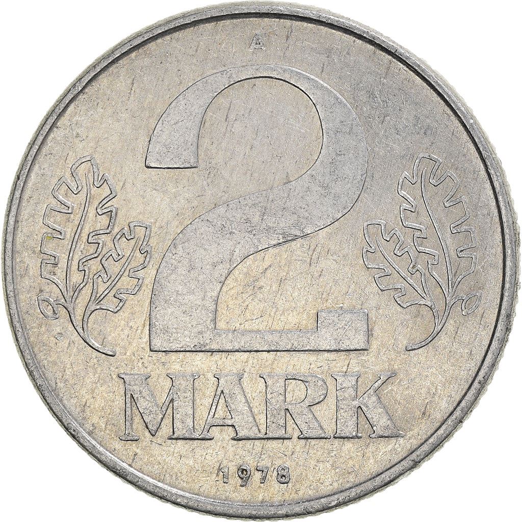 East German 2 Mark Coin | | Deutsche Demokratische Republik | KM48 1972 - 1990