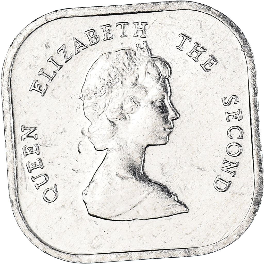 Eastern Caribbean States Coin 2 Cents | Queen Elizabeth II | Palm | KM11 | 1981 - 2000