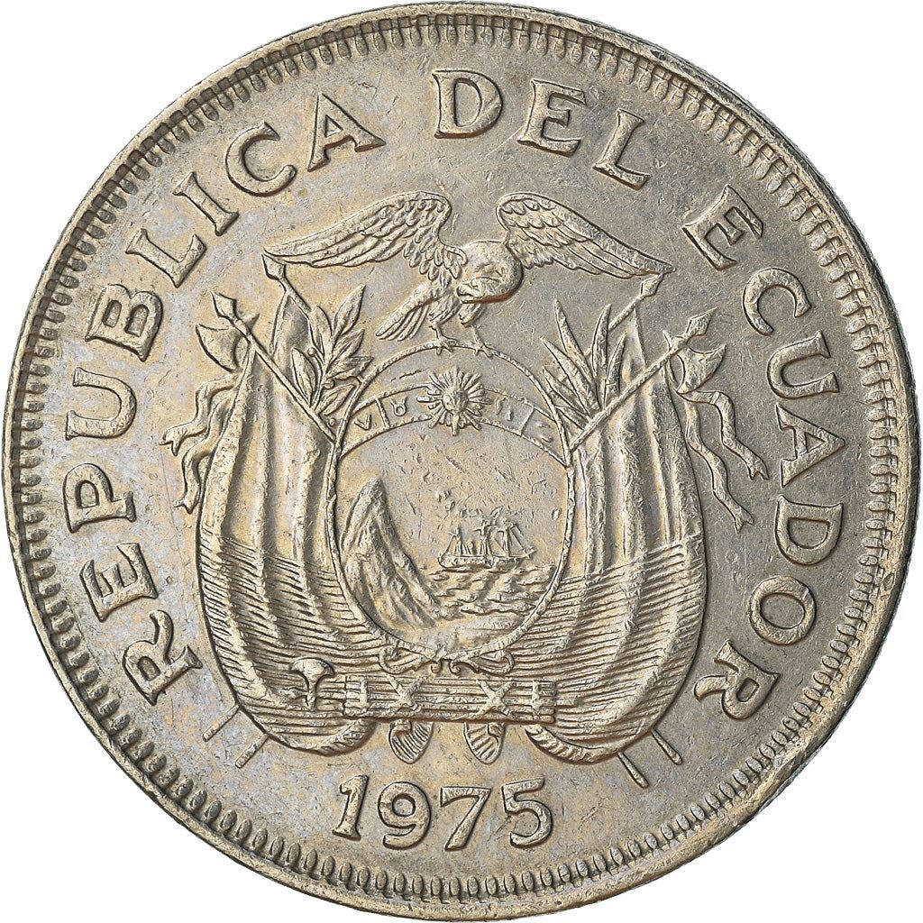 Ecuador 1 Sucre Coin | Antonio Jose de Sucre | KM83 | 1974 - 1977