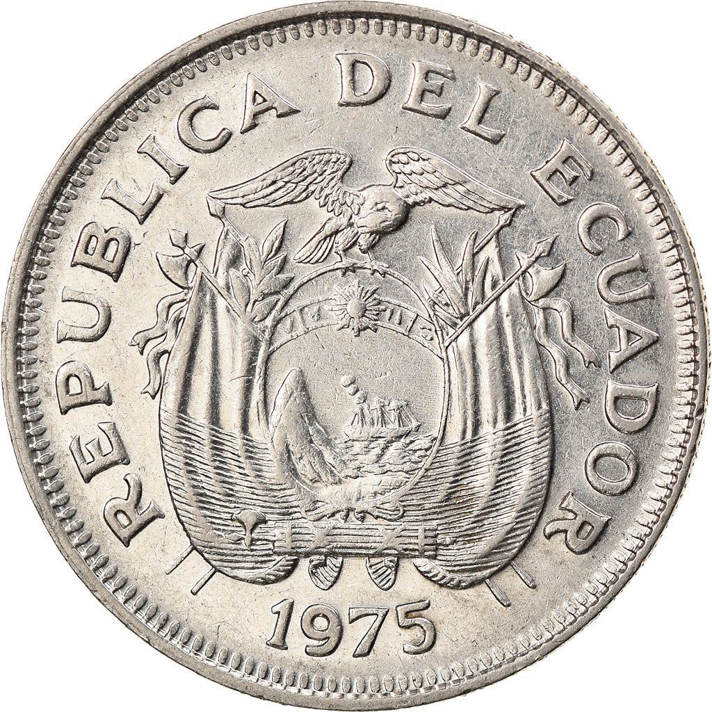 Ecuador 1 Sucre Coin | Antonio Jose de Sucre | KM83 | 1974 - 1977