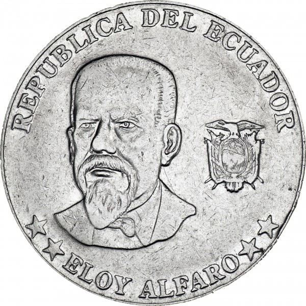 Ecuador | 50 Centavos Coin | Eloy Alfaro | Km:108 | 2000